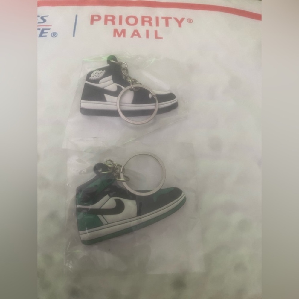 (2) Retro Jordan KeyChain’s